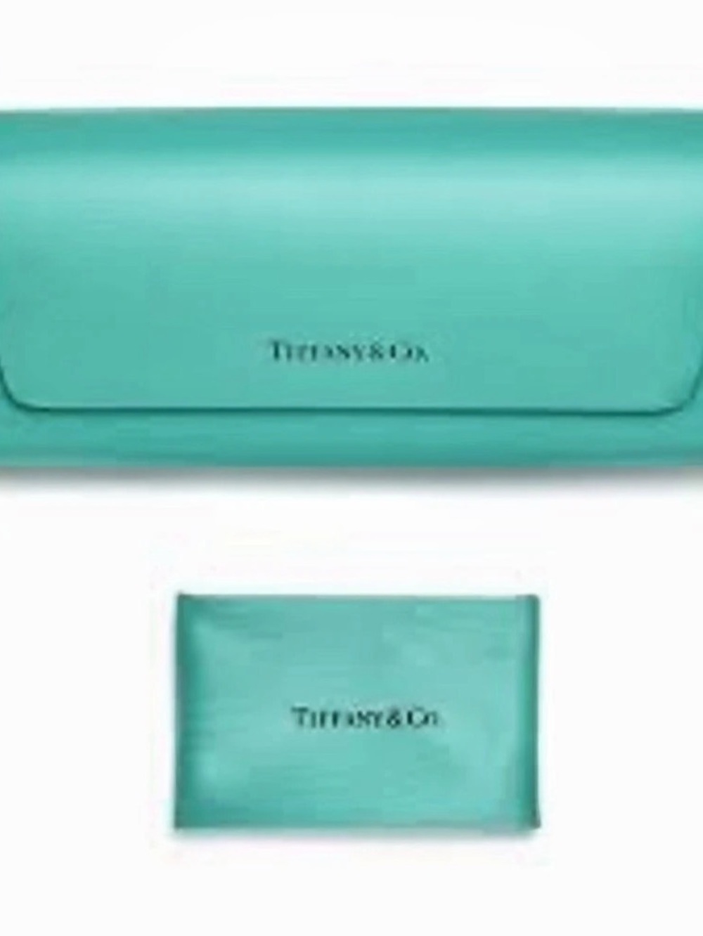 Tiffany & Co. Signature Tiffany Blue Hard Clamshell Glasses Case
